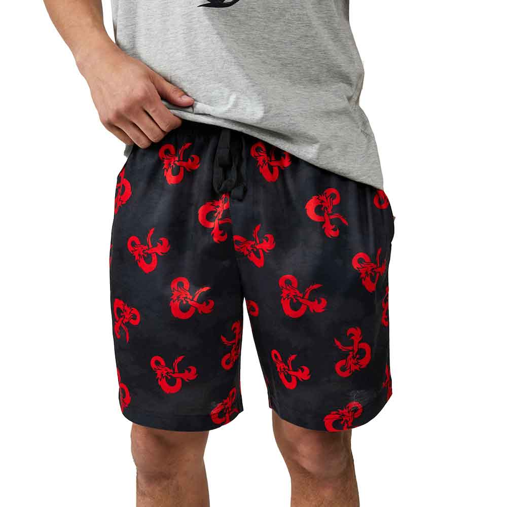Dungeons & Dragons T-Shirt & Shorts Loungewear Set availabel at chimploot.com
