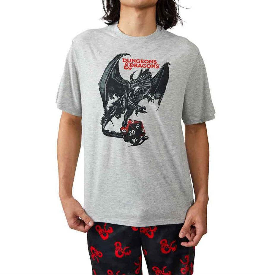 Dungeons & Dragons T-Shirt & Shorts Loungewear Set availabel at chimploot.com