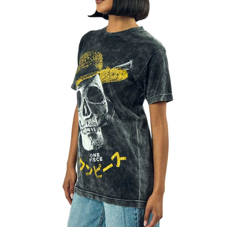 One Piece Straw Hat Distressed Unisex Tee avaiable at Chimploot.com