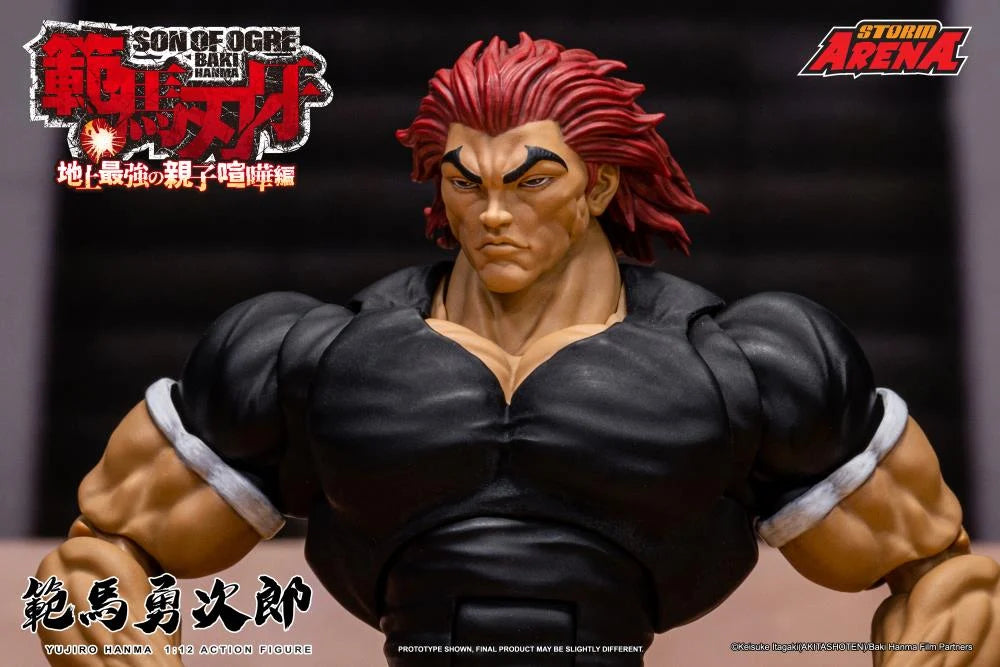 Baki the Grappler Baki Hanma: Son of Ogre Storm Arena Yujiro Hanma 1/12 Scale Action Figure available at chimploot.com