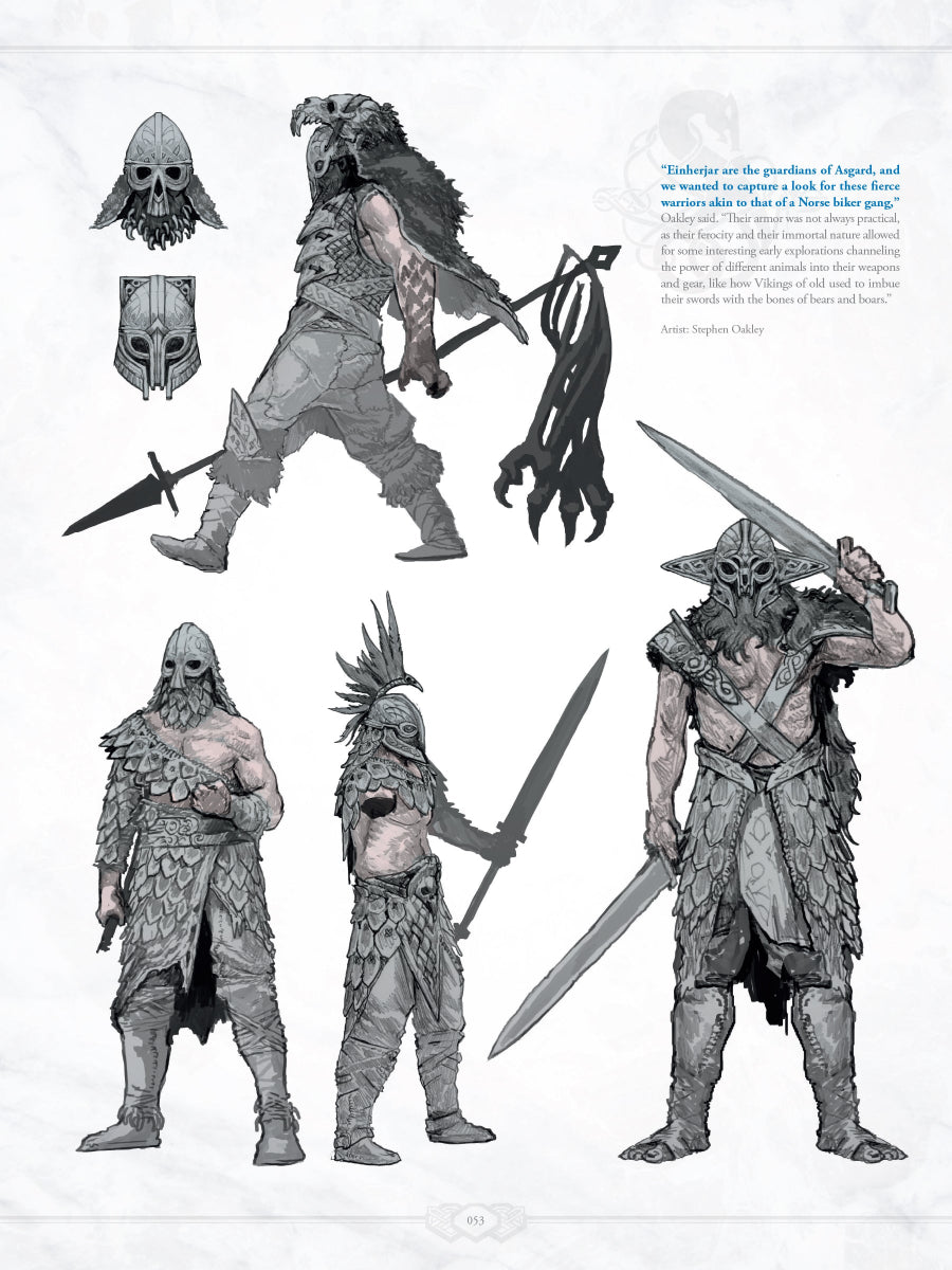 The Art of God of War Ragnarök Hardcover art book available at chimploot.com