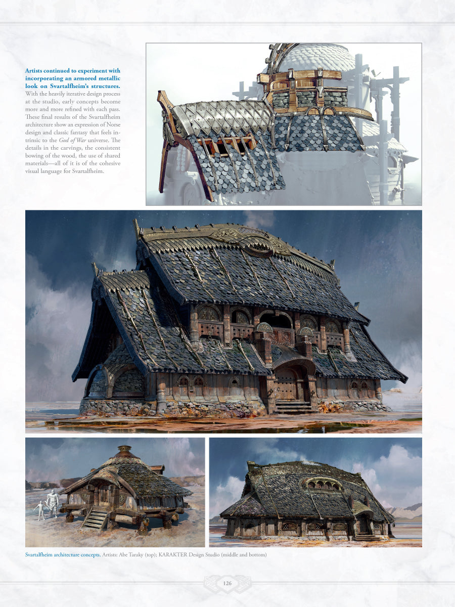 The Art of God of War Ragnarök Hardcover art book available at chimploot.com