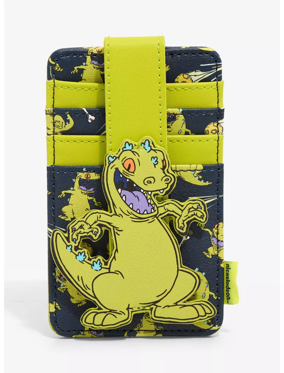 Loungefly Rugrats Reptar Vertical Cardholder | ChimpLoot.com