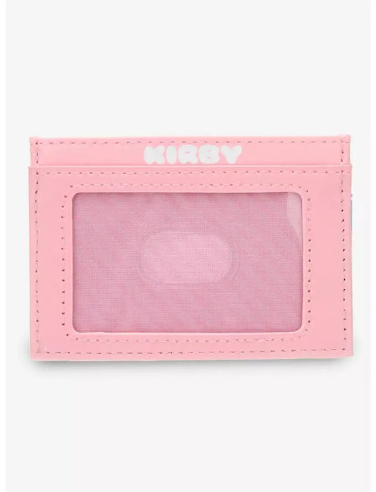 Cardholder with Kirby cartoon character design on a white background