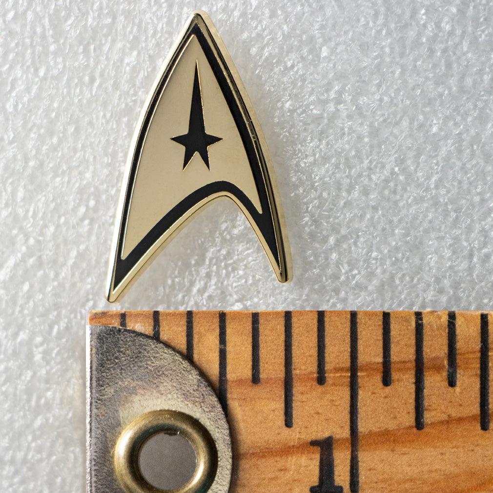 Star Trek Command Insignia Enamel Pin available at chimploot.com