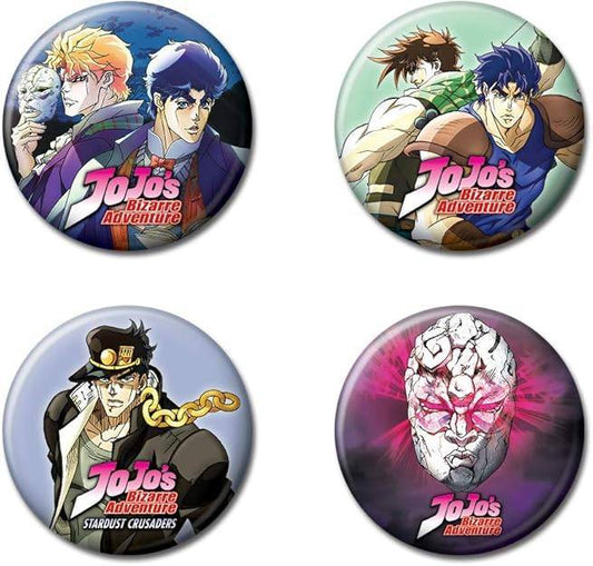 JoJo's Bizarre Adventure 4-Piece Mini Button Set 1
