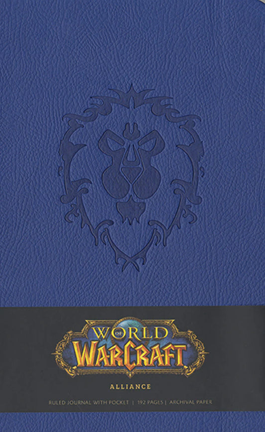 World of Warcraft Alliance Hardcover Ruled Journal (Large) available now at chimploot.com