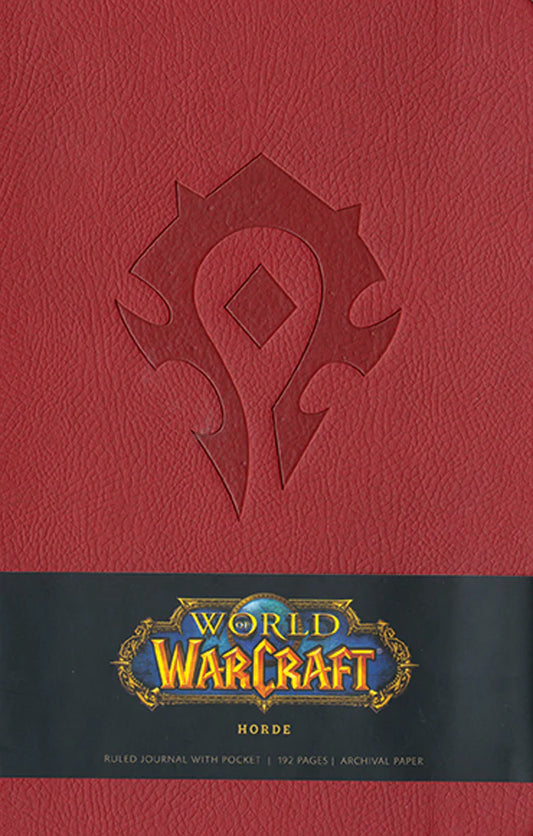 World of Warcraft Horde Hardcover Ruled Journal available at chimploot.com