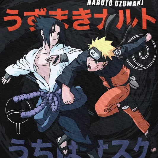 Naruto Shippuden - Naruto and Sasuke collectible laptop Backpack available at ChimpLoot.com