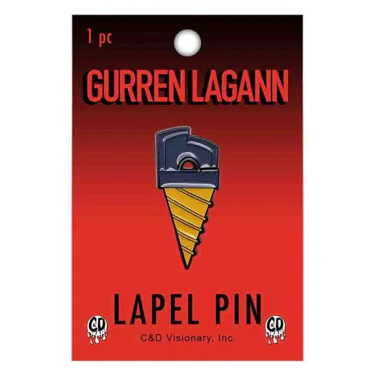 Gurren Lagann Drill Key Lapel Pin