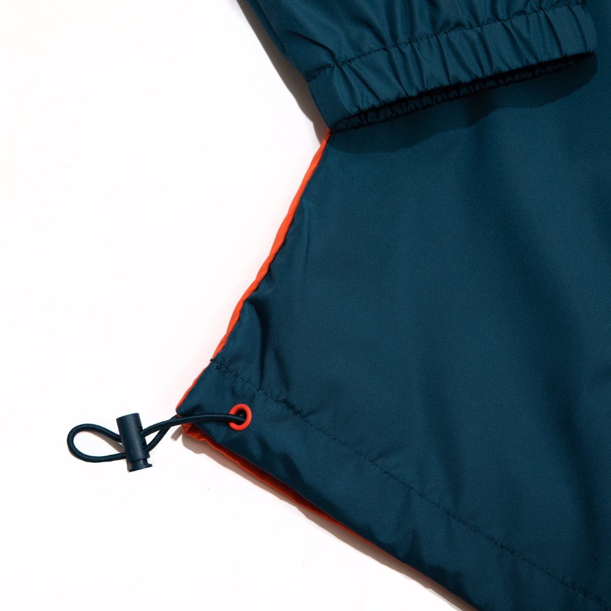 Anorak Cowboy Bebop Yellow Logo Orange Hooded Windbreaker Front Pocket Zipper Buttons Snaps Mesh Lining