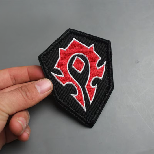 World of Warcraft: Horde Crest Hook & Loop Patch available for sale at chimploot.com