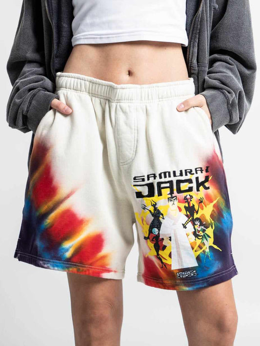 Samurai Jack Group unique Tie Dye Shorts available at chimploot.com