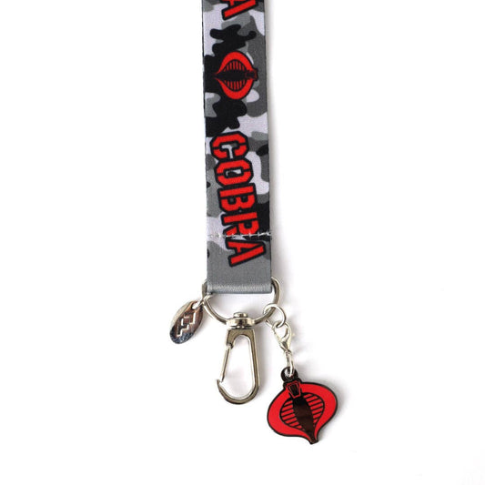 G.I. Joe Cobra Logo Lanyard with Metal Charm