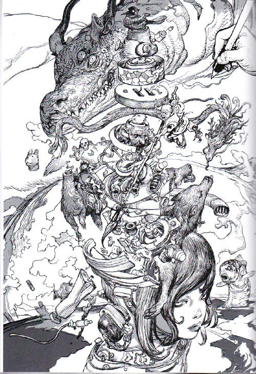 Terada Katsuya & Kim Jung Gi Illustration Book Softcover available at chimploot.com
