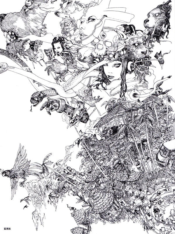 Terada Katsuya & Kim Jung Gi Illustration Book Softcover available at chimploot.com