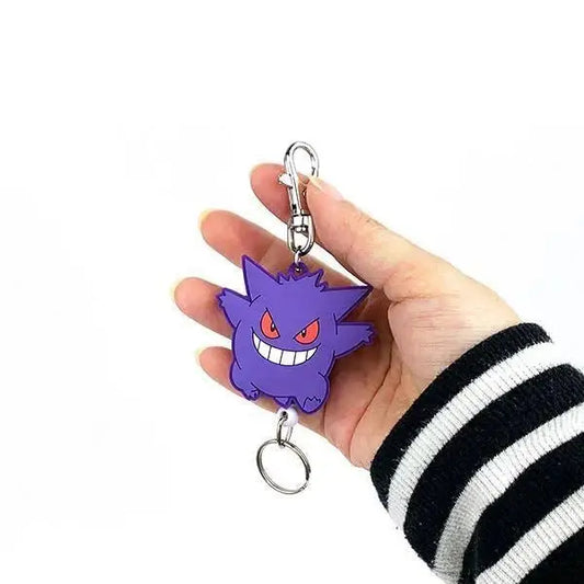 Pokémon Nintendo PKM pokemon Rubber Reel Key Holder - Gengar available at chimploot.com