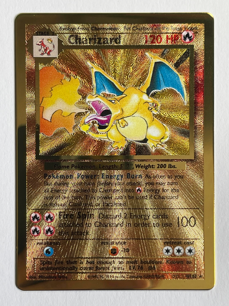 Pokemon deals Charizard 25th Anniversary Gold