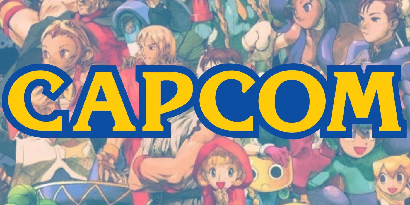 Capcom Banner featuring street fighter, mega man and other capcom franchises