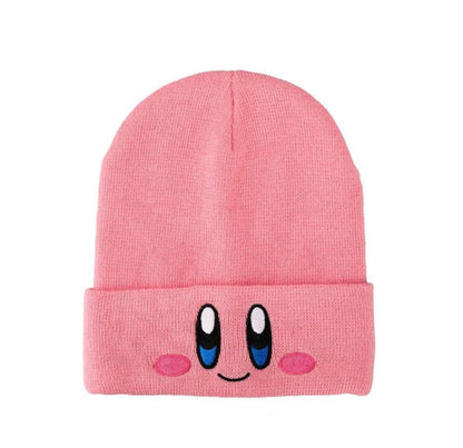 Kirby Big Face Embroidered Cuff Beanie available at ChimpLoot.com