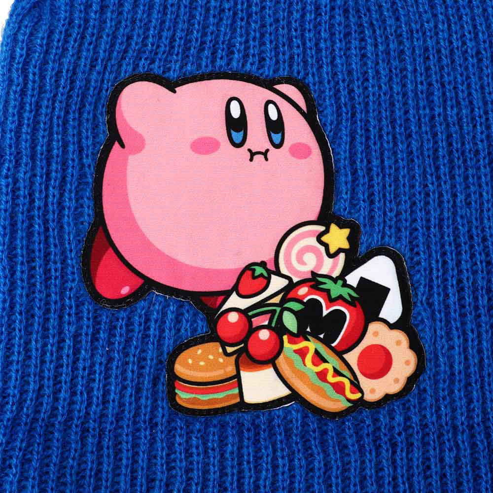 Kirby Snacks Peek-a-Boo Cuff Beanie available at chimploot.com