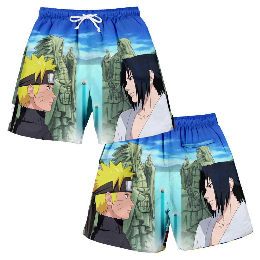 Naruto Shippuden Final Battle Lounge Shorts available on sale at chimploot.com