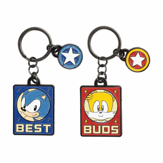 Sonic the Hedgehog & Tails Best Buds Keychain sega available at chimploot.com