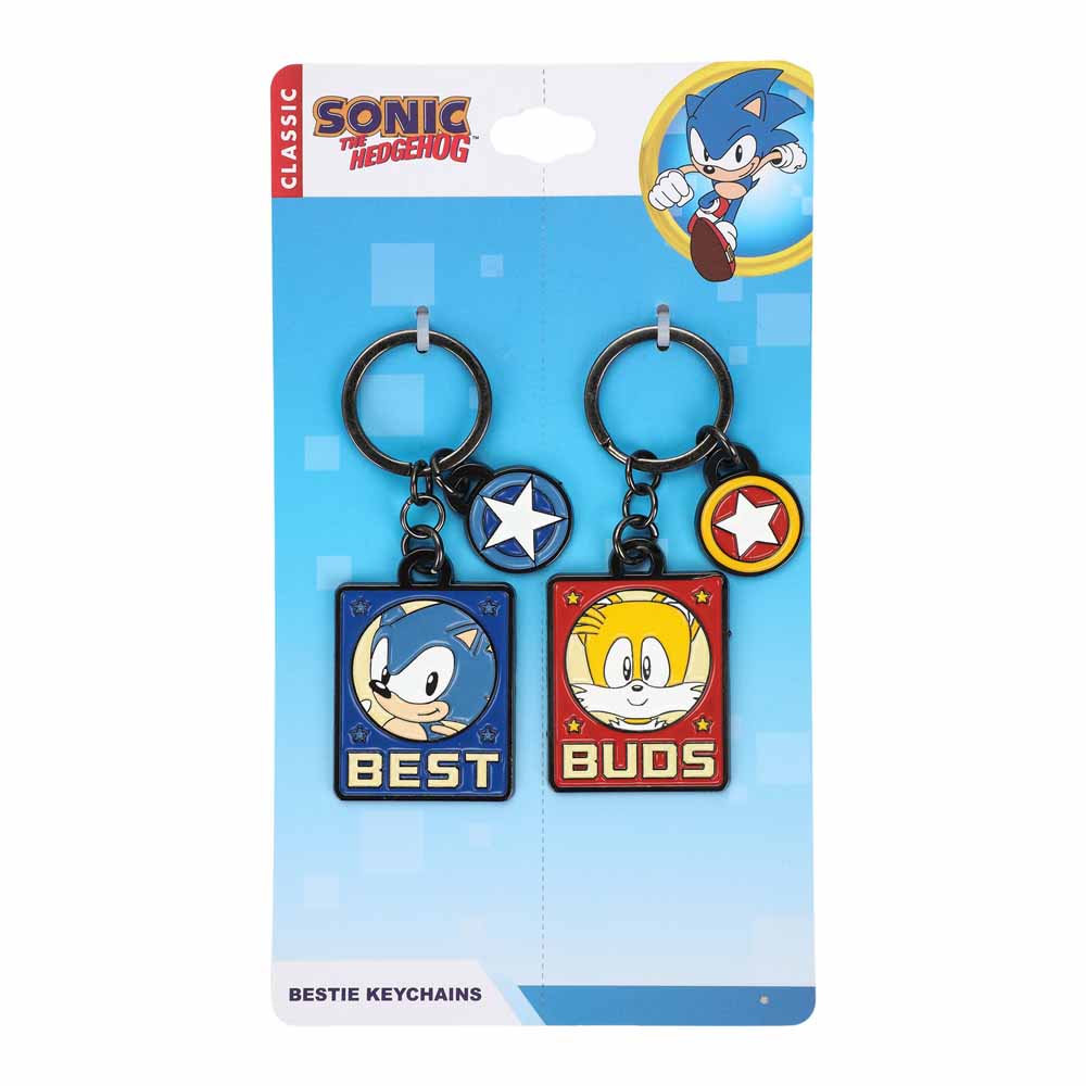 Sonic the Hedgehog & Tails Best Buds Keychain sega available at chimploot.com