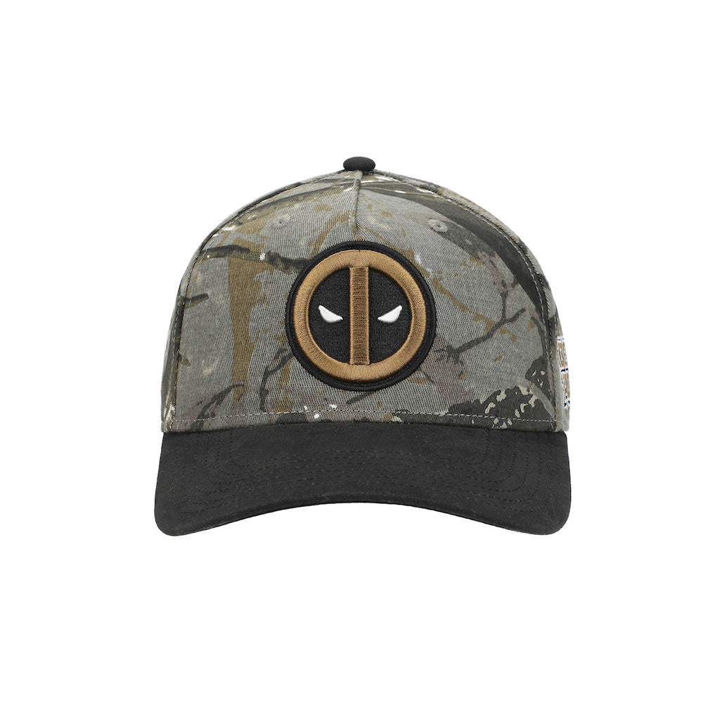 Marvel Deadpool 3D Embroidered Curved Bill Snapback available at chimploot.com