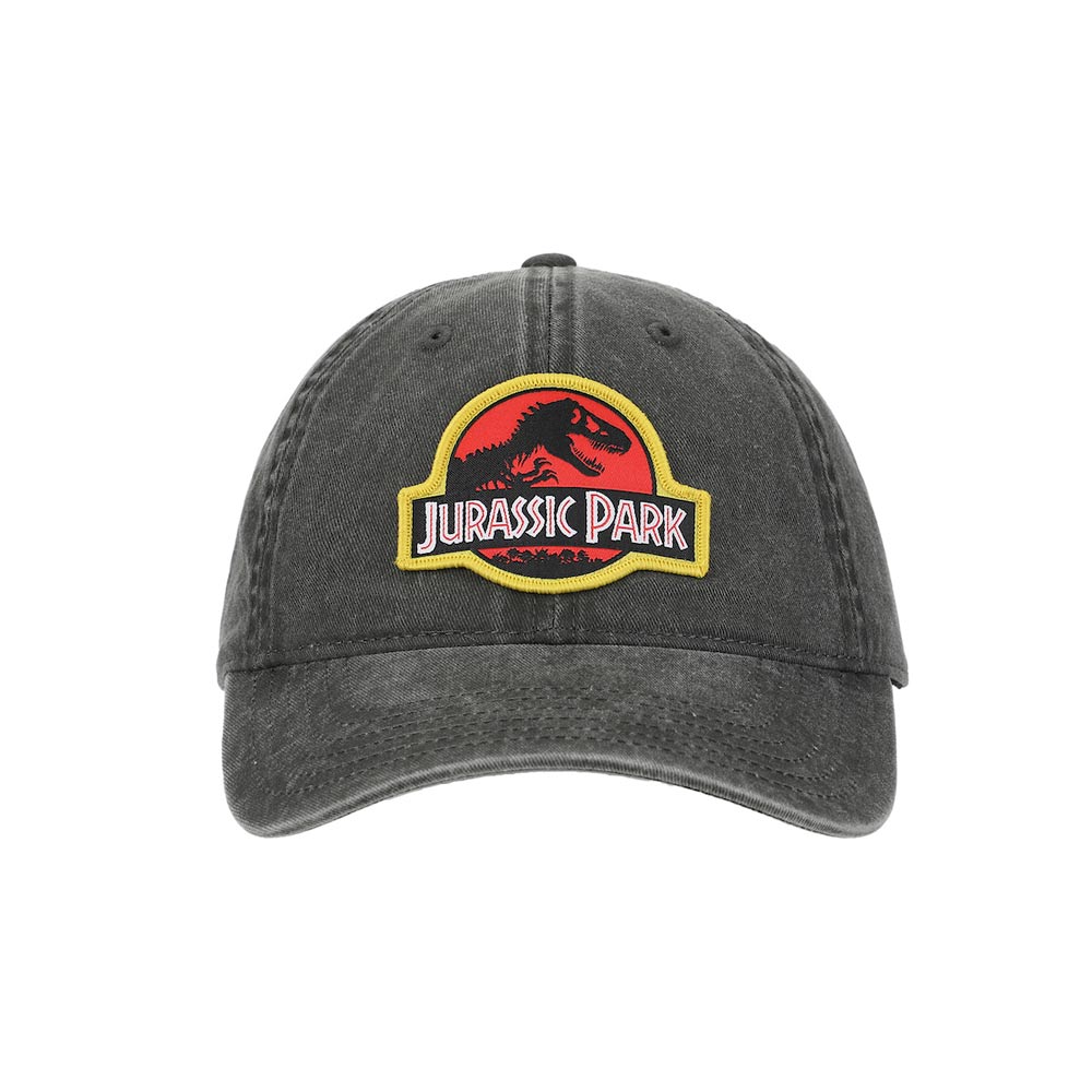 Jurassic Park Logo Embroidered Strapback Hat for sale at ChimpLoot.com