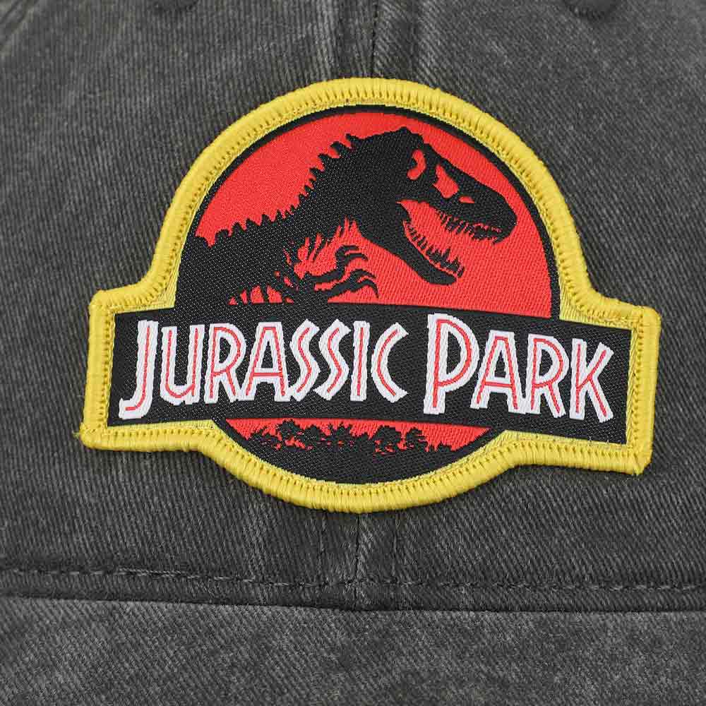 Jurassic Park Logo Embroidered Strapback Hat for sale at ChimpLoot.com