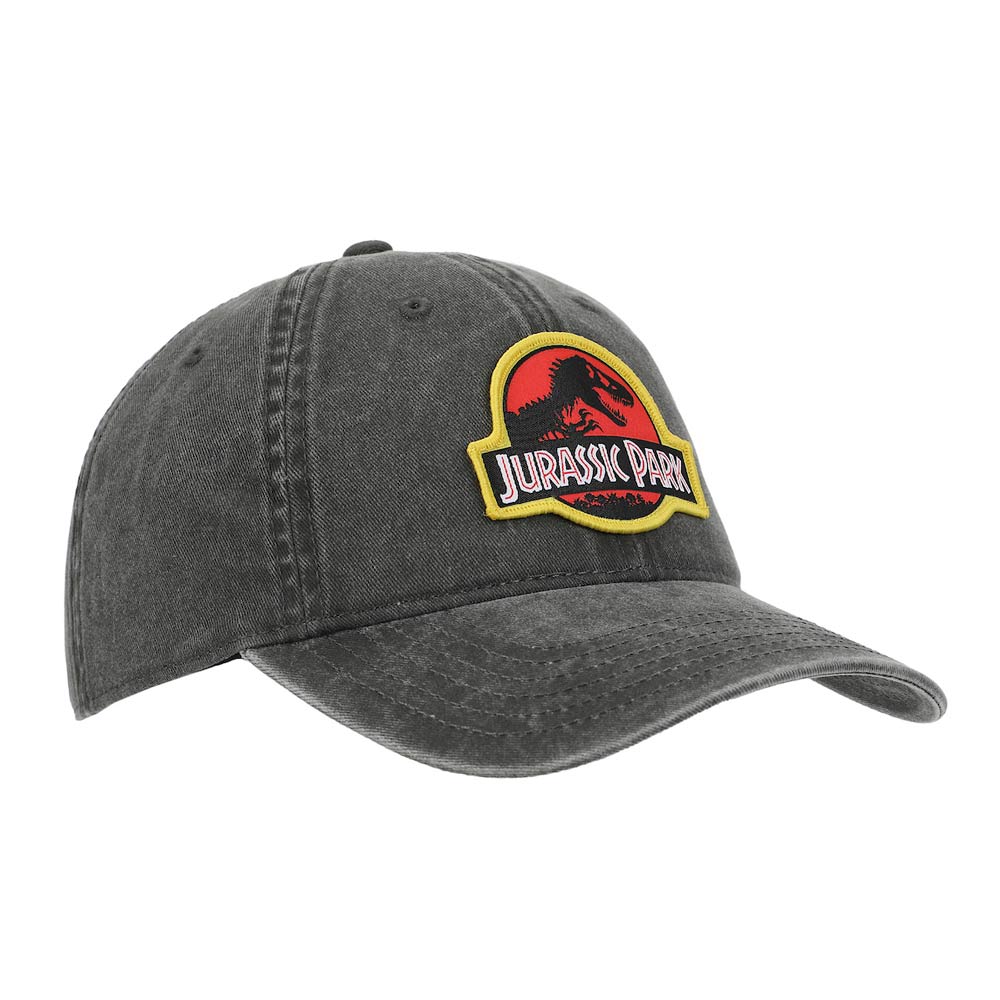 Jurassic Park Logo Embroidered Strapback Hat for sale at ChimpLoot.com