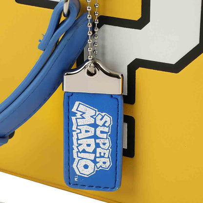 Nintendo Super Mario Mystery Block Shaped Crossbody handbag available at ChimpLoot.com