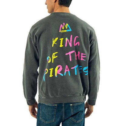 One Piece anime Straw Hat Pirates Neon Unisex Sweatshirt available at chimploot.com