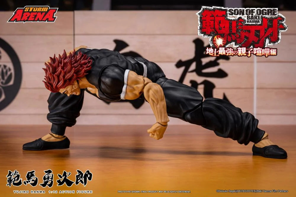 Baki the Grappler Baki Hanma: Son of Ogre Storm Arena Yujiro Hanma 1/12 Scale Action Figure available at chimploot.com