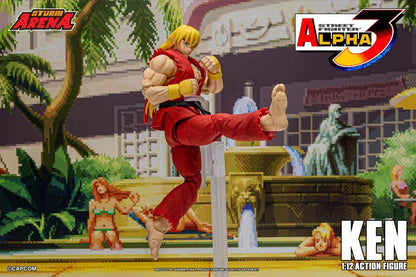 Capcom Street Fighter Alpha 3 Storm Arena Ken 1/12 Scale Action Figure available at chimploot.com