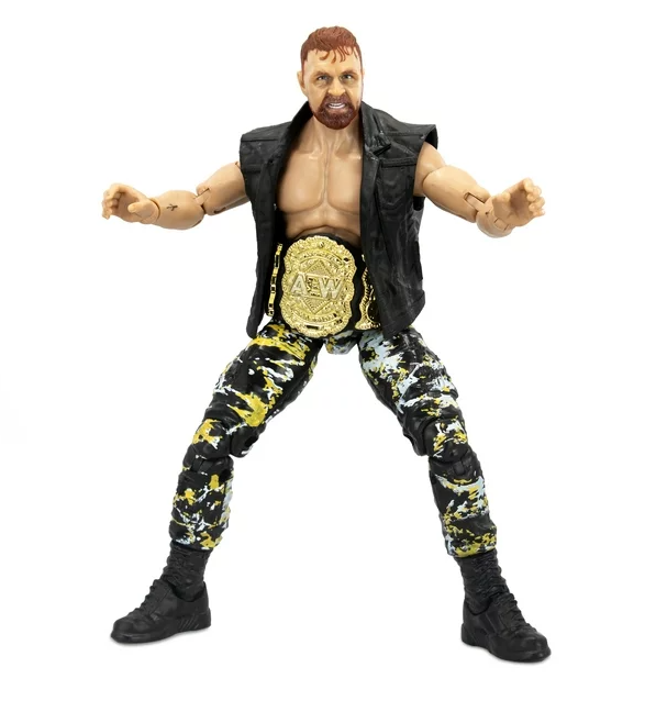 Collectible Jazwares AEW Unrivaled Series 5 Jon Moxley Action Figure with Championship