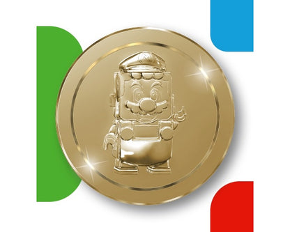 lego Super Mario Limited Edition gold Coin available at chimploot.com