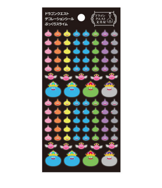 Dragon Quest Stationery 3D Slime Stickers 3