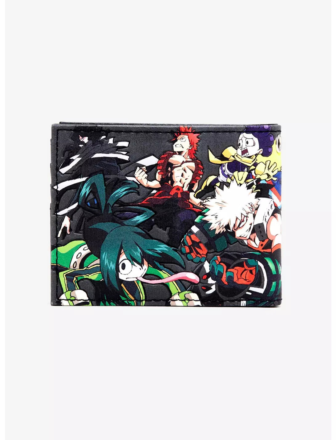 My Hero Academia Battle Bi-fold Wallet Mineta Asui Eraser Head Kirishima Bakugo Back 