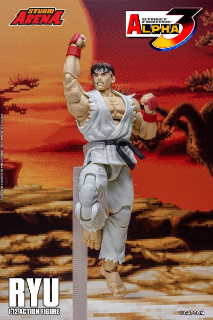 Capcom Street Fighter Alpha 3 Storm Arena Ryu 1/12 Scale Action Figure available at chimploot.com