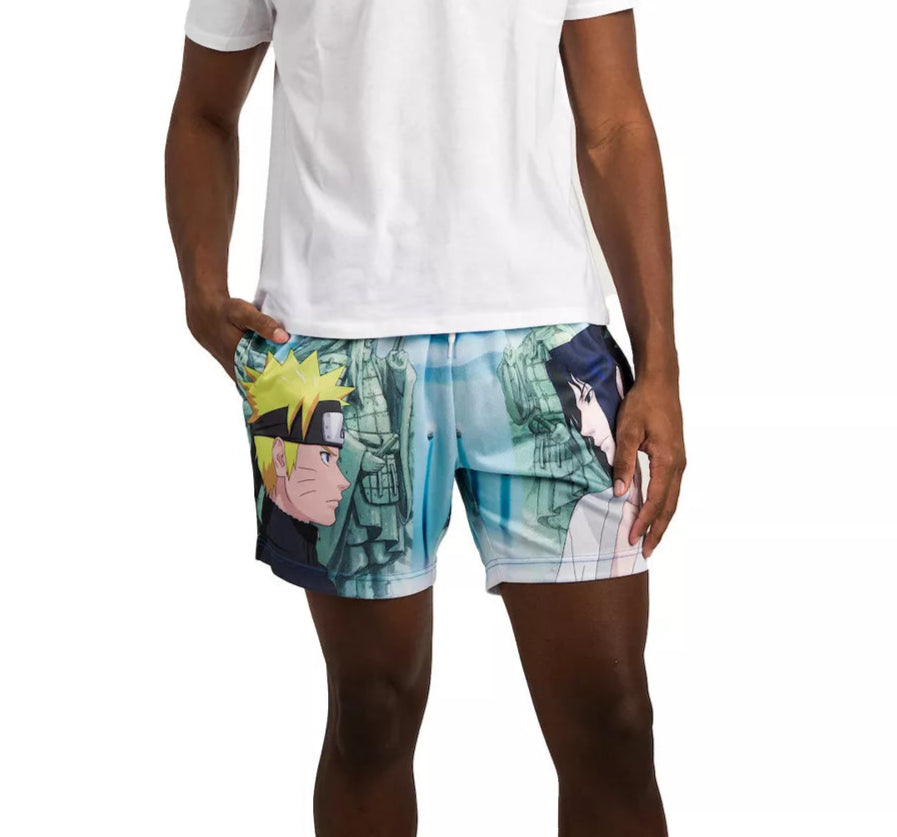 Naruto Shippuden Final Battle Lounge Shorts available on sale at chimploot.com