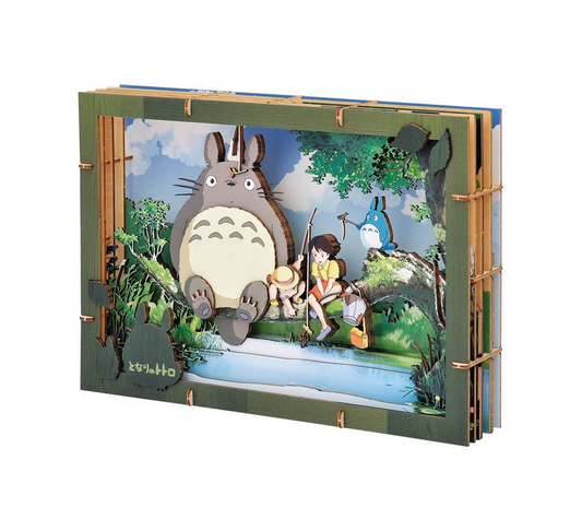 Paper Theater: Wood Style Premium - Studio Ghibli's My Neighbor Totoro - Fishing Time (PT-WP02) Ensky