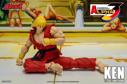 Capcom Street Fighter Alpha 3 Storm Arena Ken 1/12 Scale Action Figure available at chimploot.com