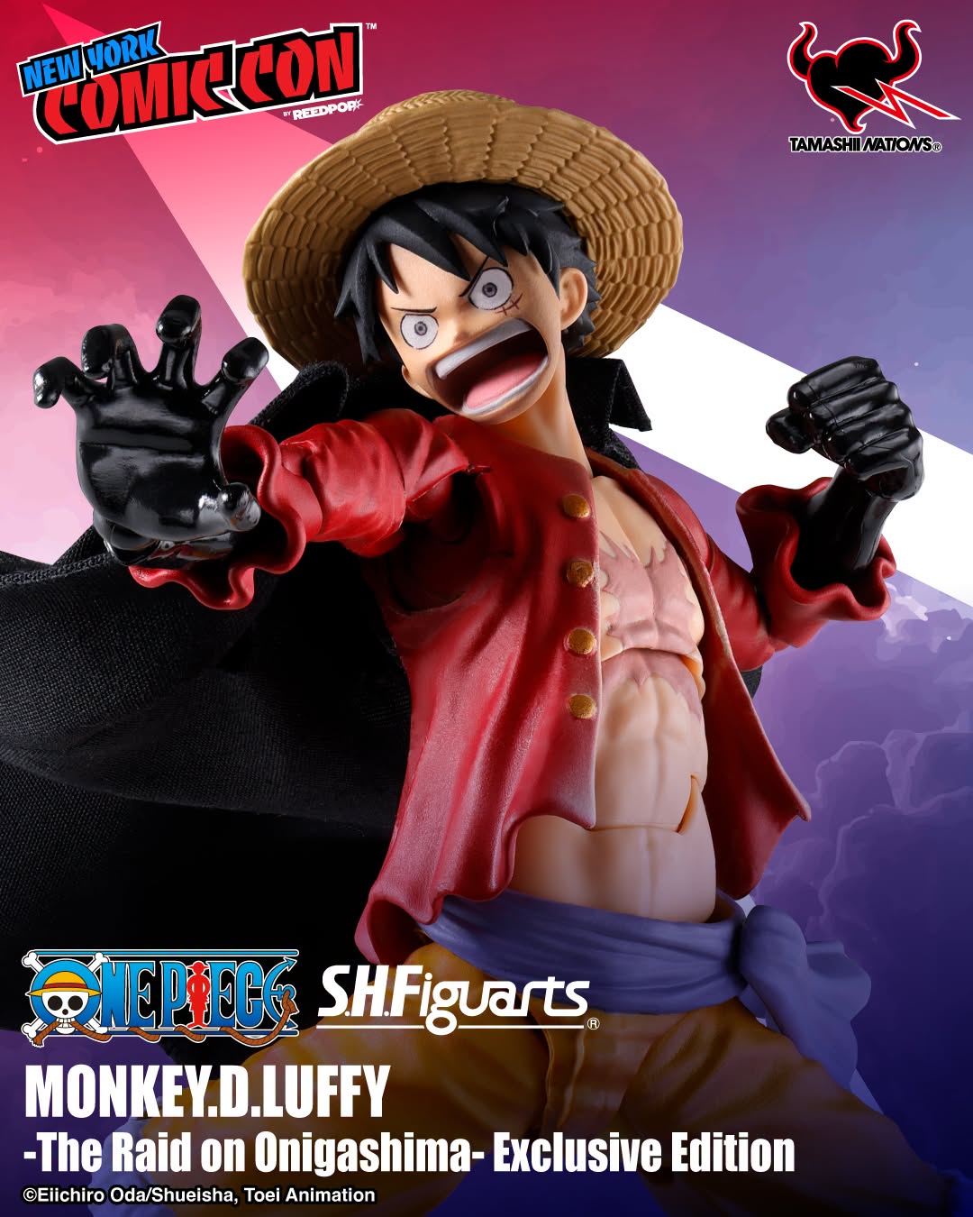 One Piece Monkey D. Luffy The Raid on Onigashima NYCC 2026 Exclusive S.H.Figuarts
