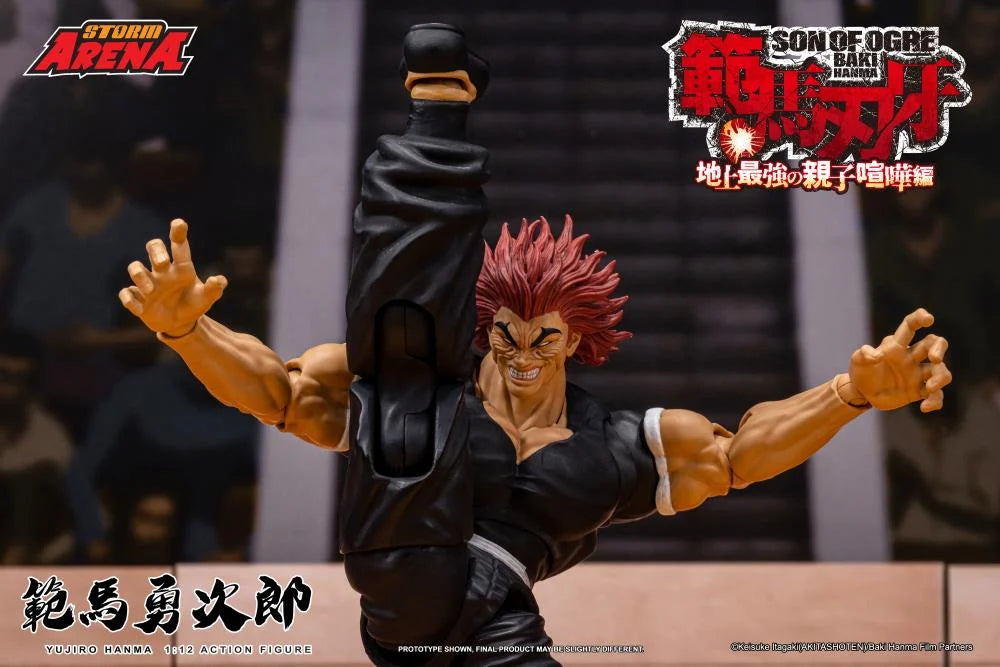 Baki the Grappler Baki Hanma: Son of Ogre Storm Arena Yujiro Hanma 1/12 Scale Action Figure available at chimploot.com