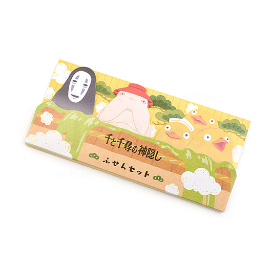 Studio Ghibli Spirirted Away anime movie Sticky Notes Set available at ChimpLoot.com