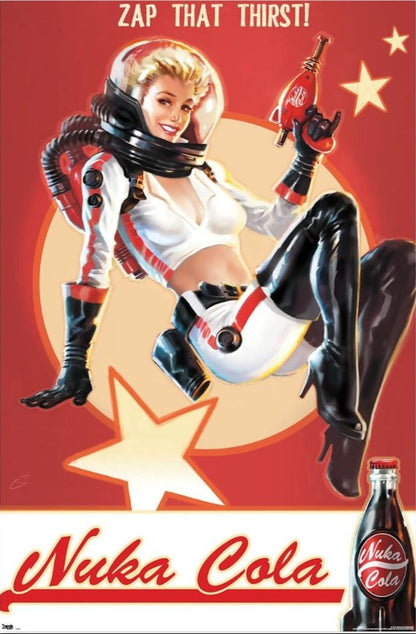 Fallout Nuka Cola Poster available at chimploot.com