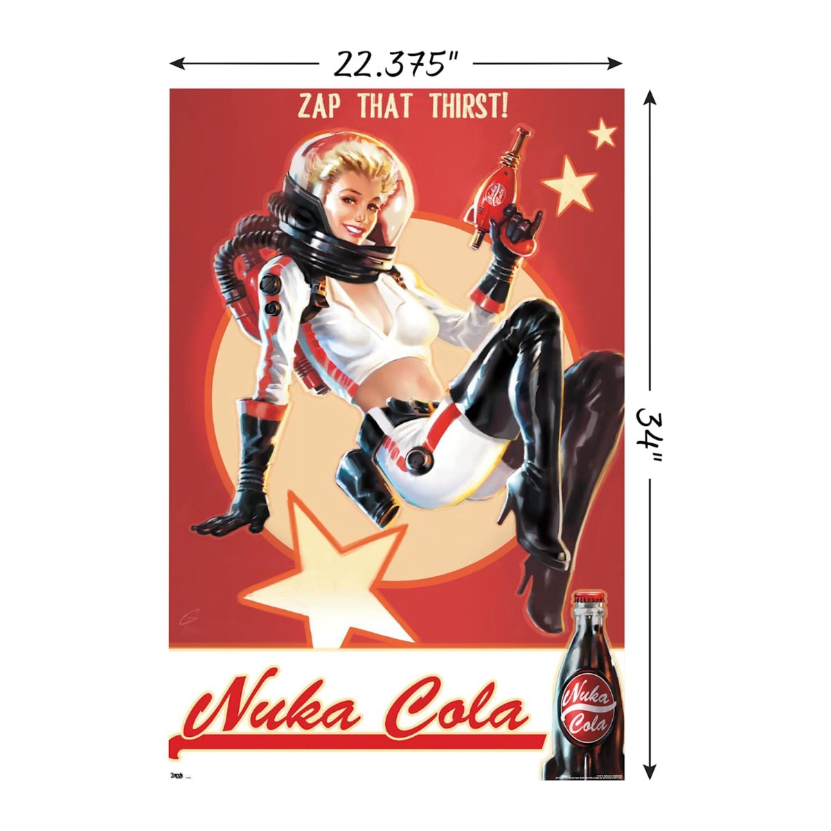 Fallout Nuka Cola Poster available at chimploot.com