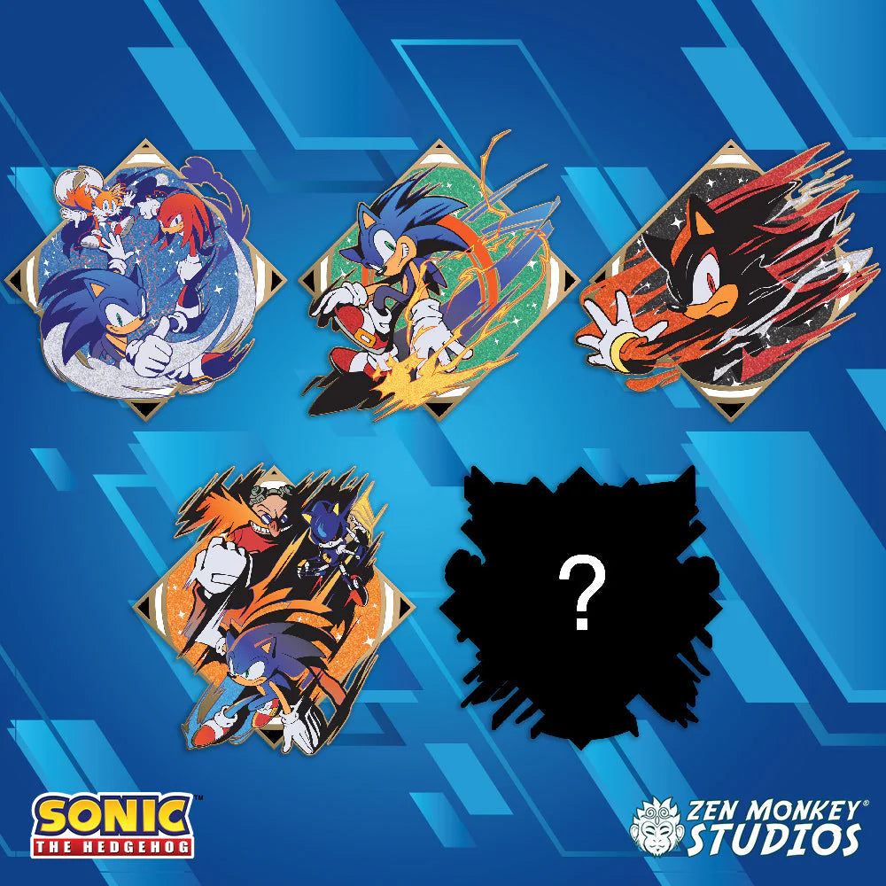 Blind Bag Series Sonic The Hedgehog Collectible Pin for sale at chimploot.com